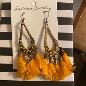 Dandelion earrings